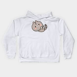 cat funny so cute kitty Kids Hoodie